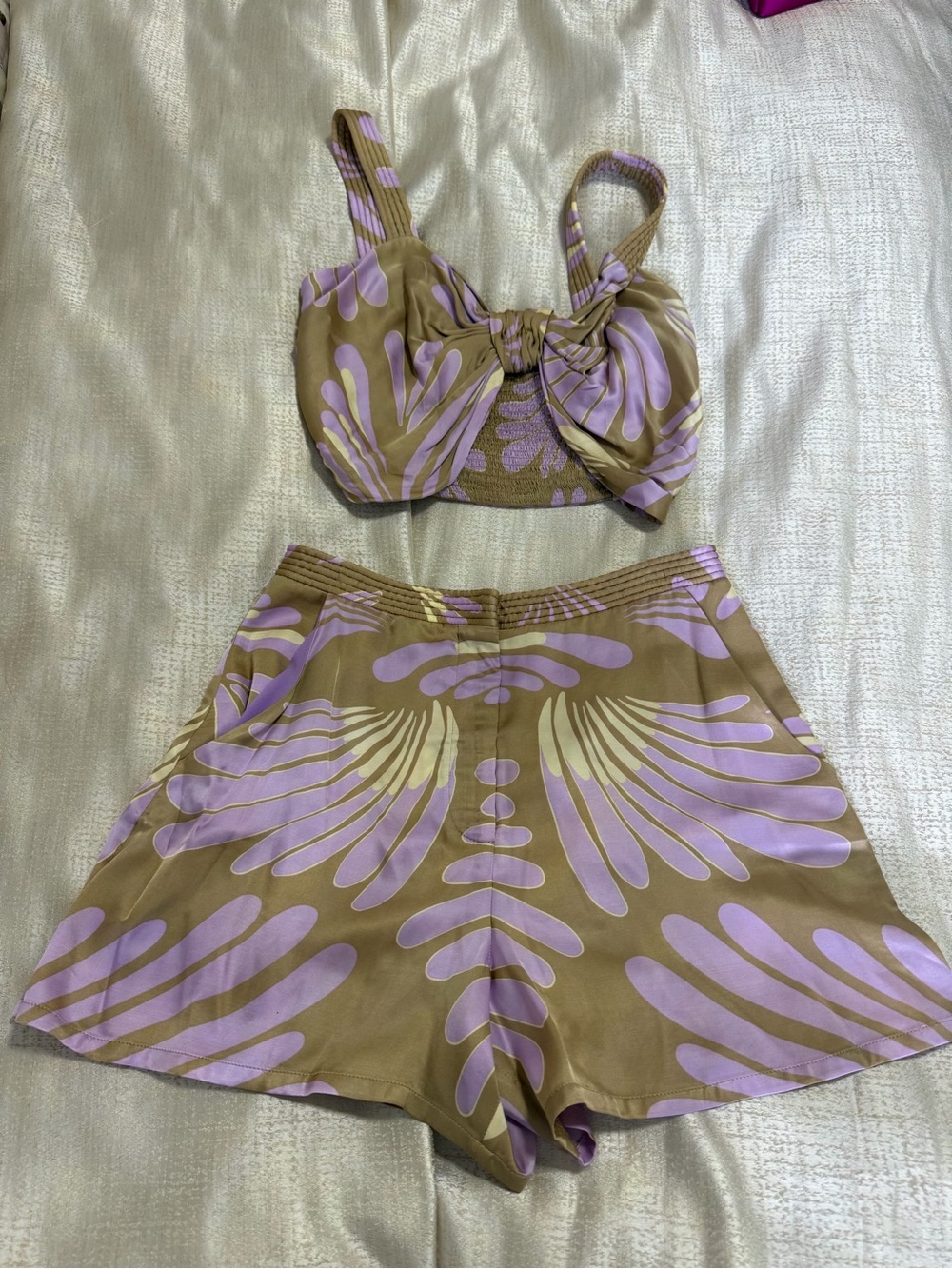 Alexis Miki Top and Fiorenzia Shorts Serenity